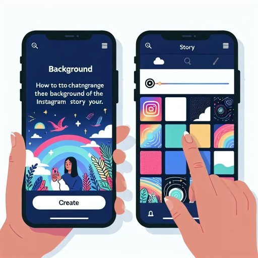 how to change instagram story background