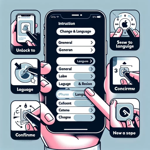 how to change iphone language