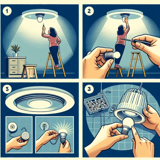 how to change led bulb in recessed ceiling light with cover