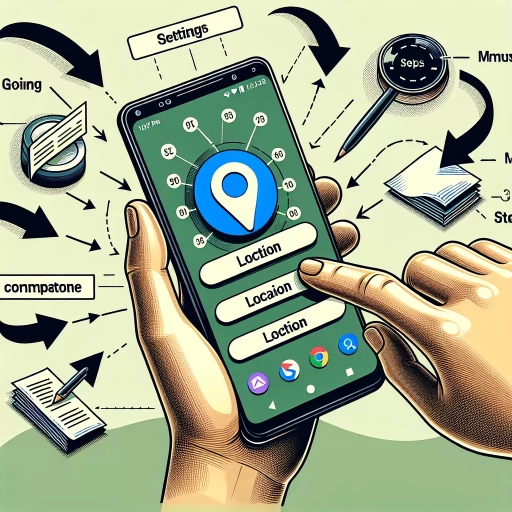 how to change location on android