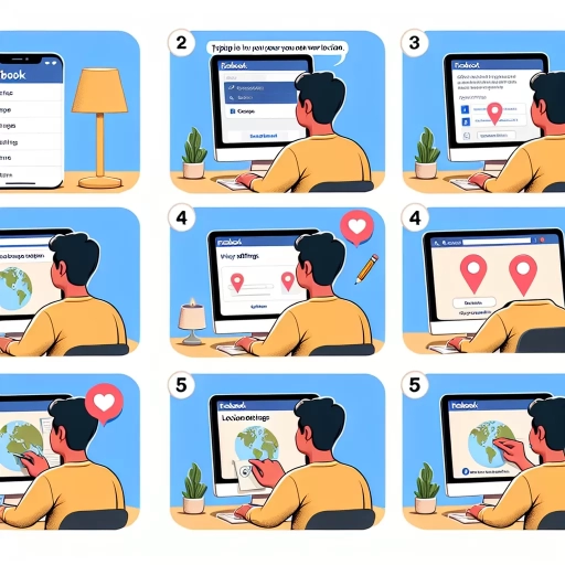 how to change location on facebook