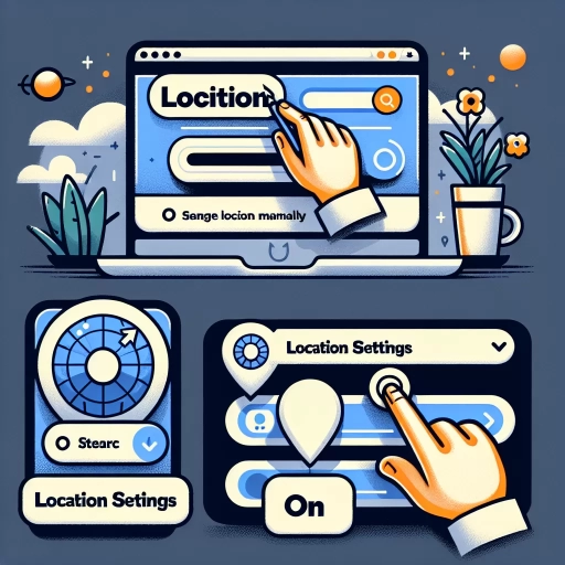 how to change location on google