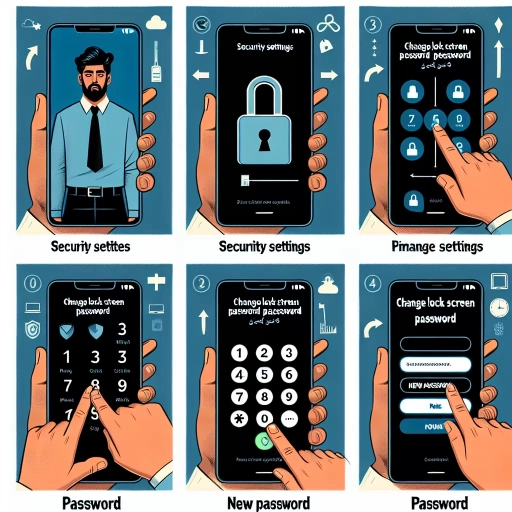 how to change lock screen password