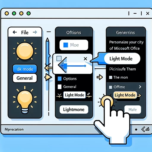 how to change microsoft word to light mode