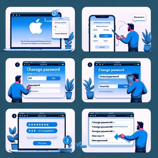 how to change my apple id password