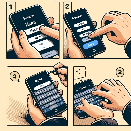 how to change my iphone name