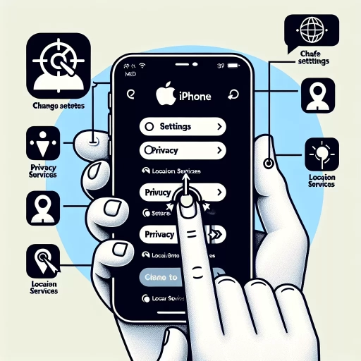 how to change my location on iphone
