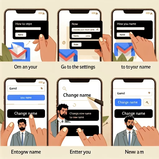 how to change name on gmail