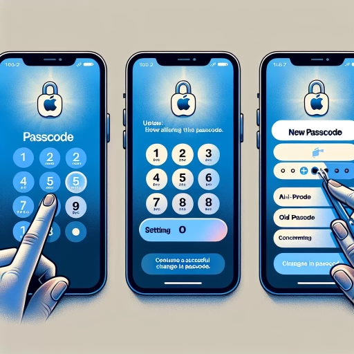 how to change passcode on iphone 13