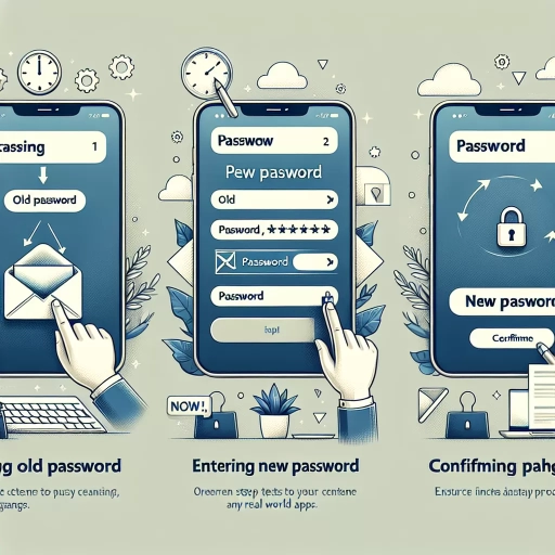 how to change password on outlook app