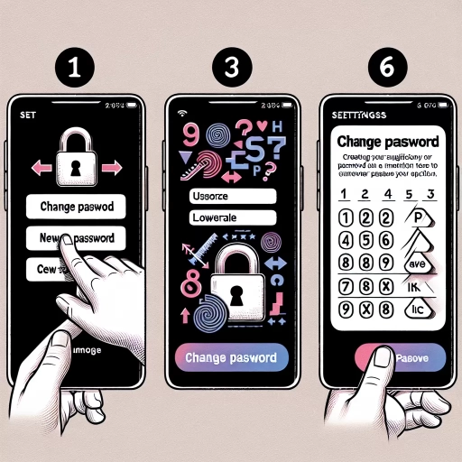 how to change password on samsung phone
