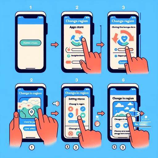 how to change region on app store