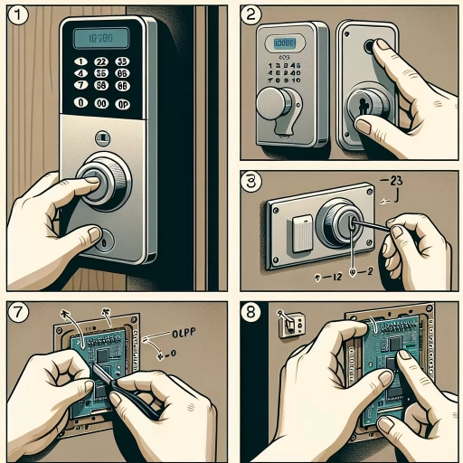 how to change schlage door lock code