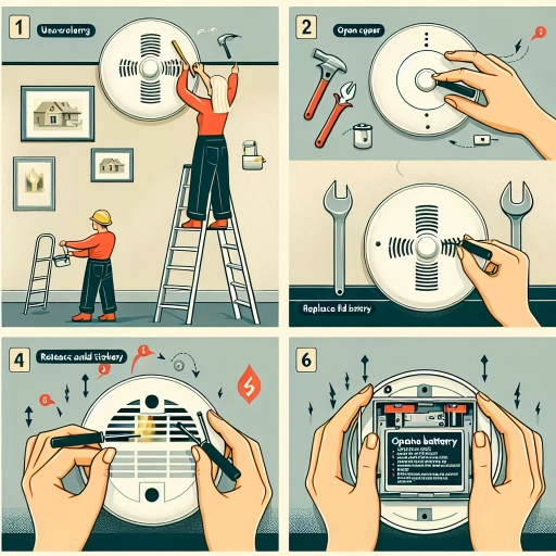 how to change smoke alarm battery