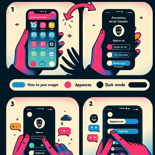 how to change snapchat to dark mode