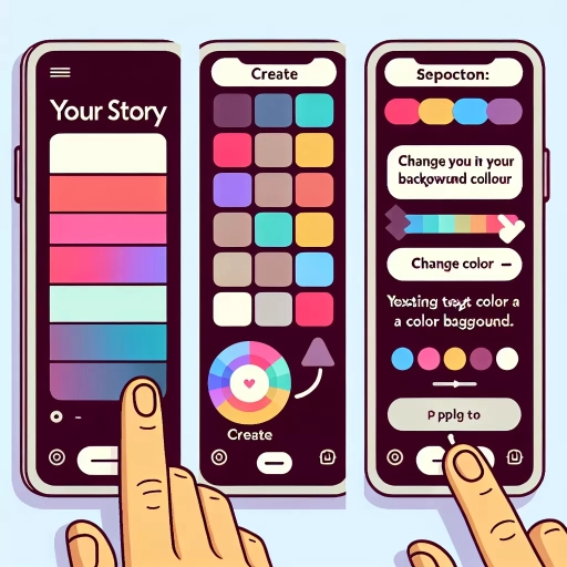 how to change the background colour on an instagram story