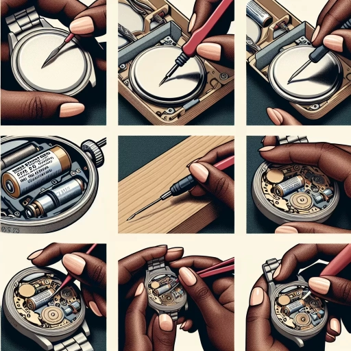 how to change watch battery
