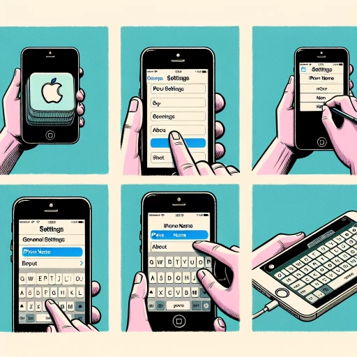 how to change your iphone name