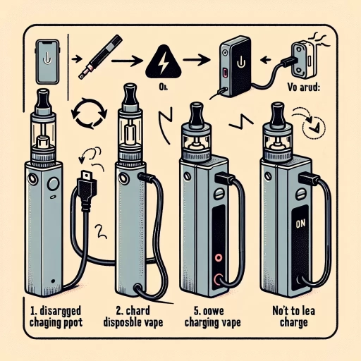 how to charge a disposable vape
