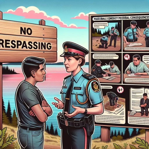 how to charge someone with trespassing in ontario