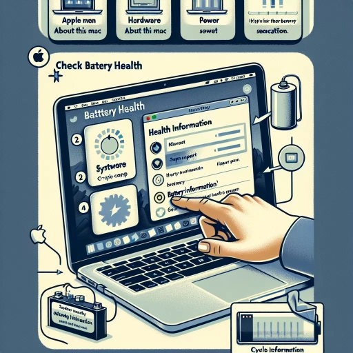how to check battery health macbook