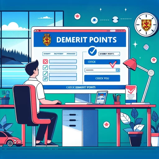 how to check demerit points nova scotia