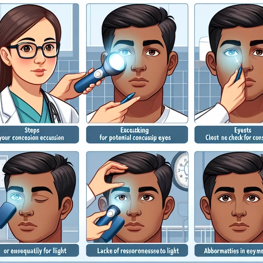 how to check for concussion eyes