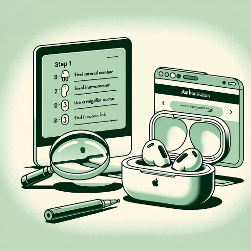 how to check if airpods pro are real by serial number