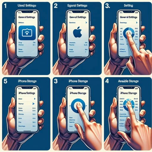 how to check iphone storage