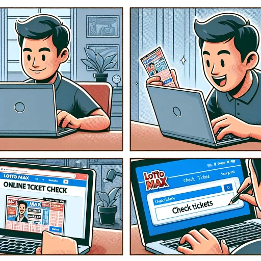 how to check lotto max ticket online