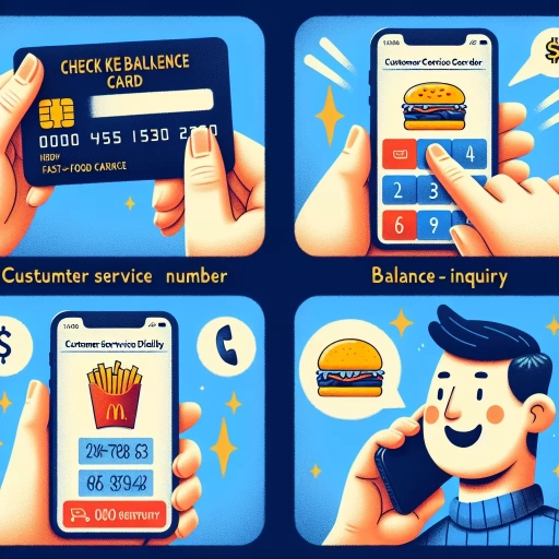 how to check mcdonalds gift card balance