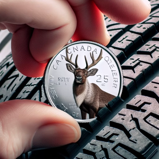 how to check tire tread with canadian quarter