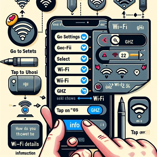 how to check your wifi ghz on iphone