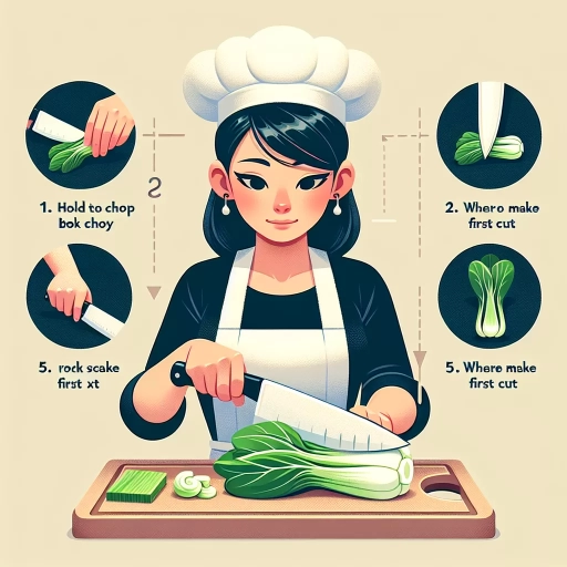 how to chop bok choy