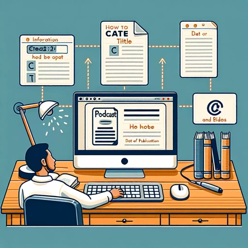 how to cite a podcast