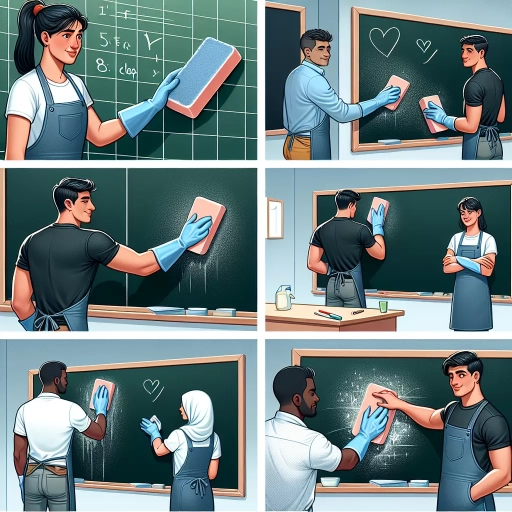 how to clean a chalkboard