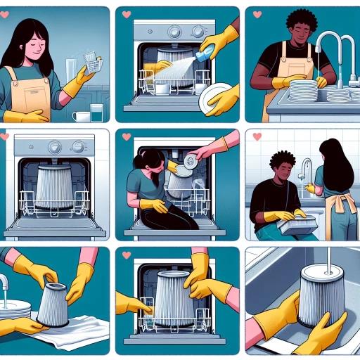 how to clean a dishwasher filter