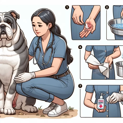 how to clean a dog wound