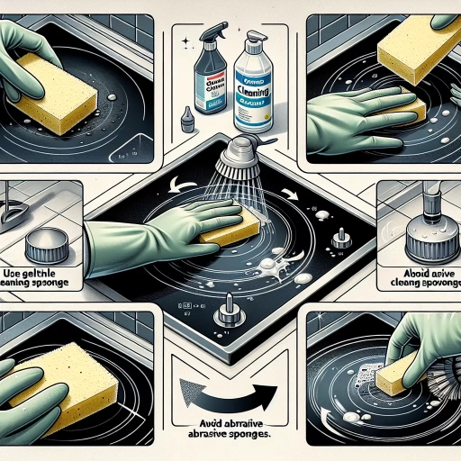 how to clean a glass top stove