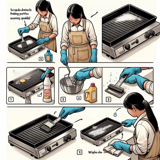 how to clean a griddle