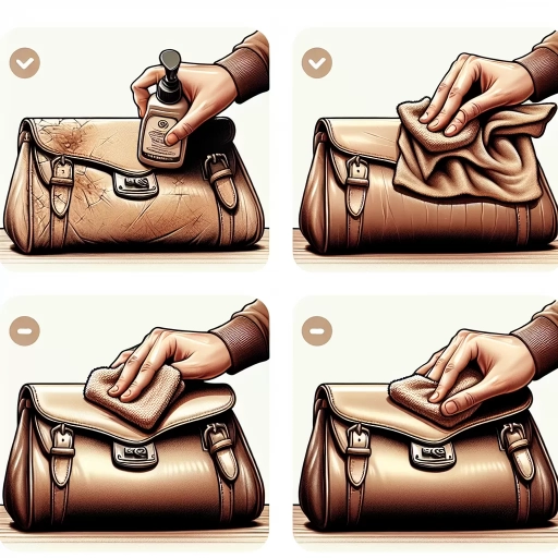 how to clean a leather purse