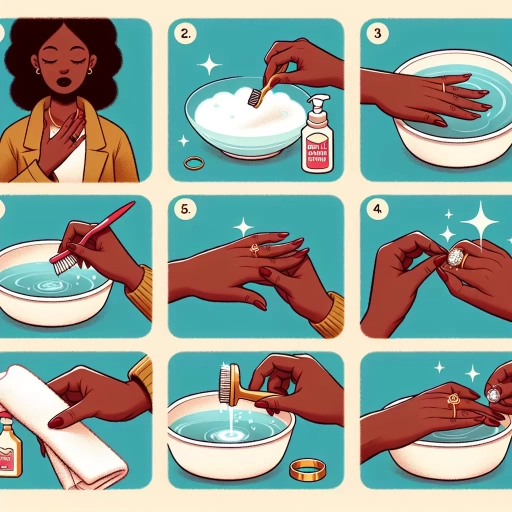 how to clean a ring