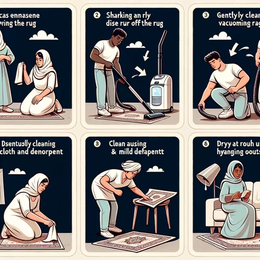 how to clean a shag rug