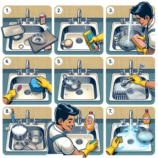 how to clean a stainless steel sink