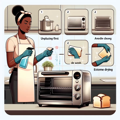 how to clean a toaster oven
