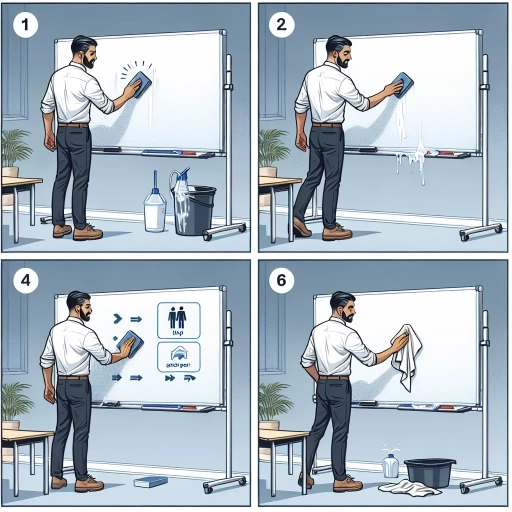 how to clean a white board