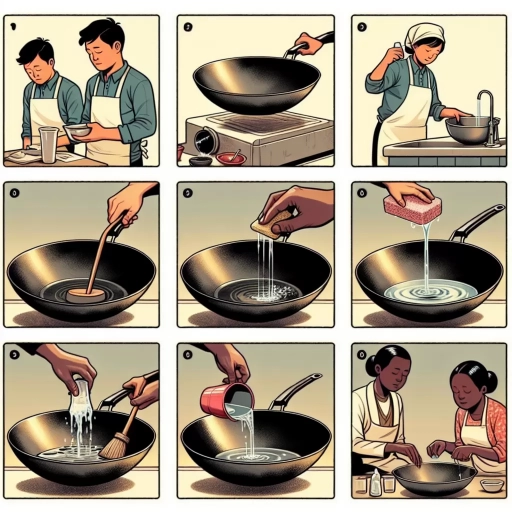 how to clean a wok