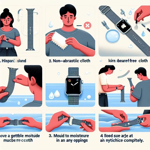 how to clean apple watch band