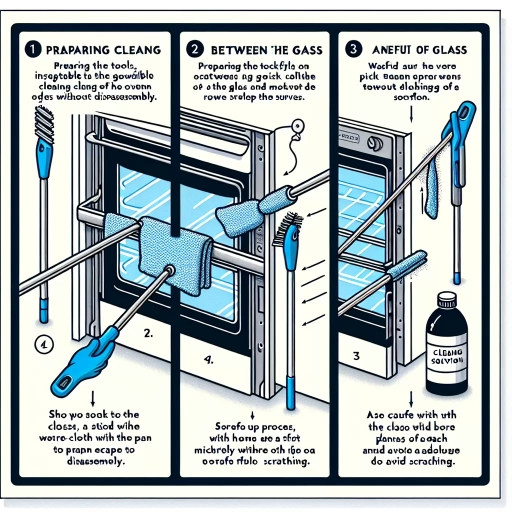 how to clean between oven glass without disassembling the door