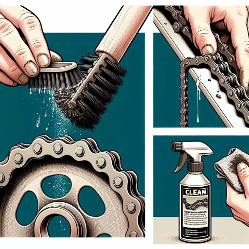 how to clean bike chain